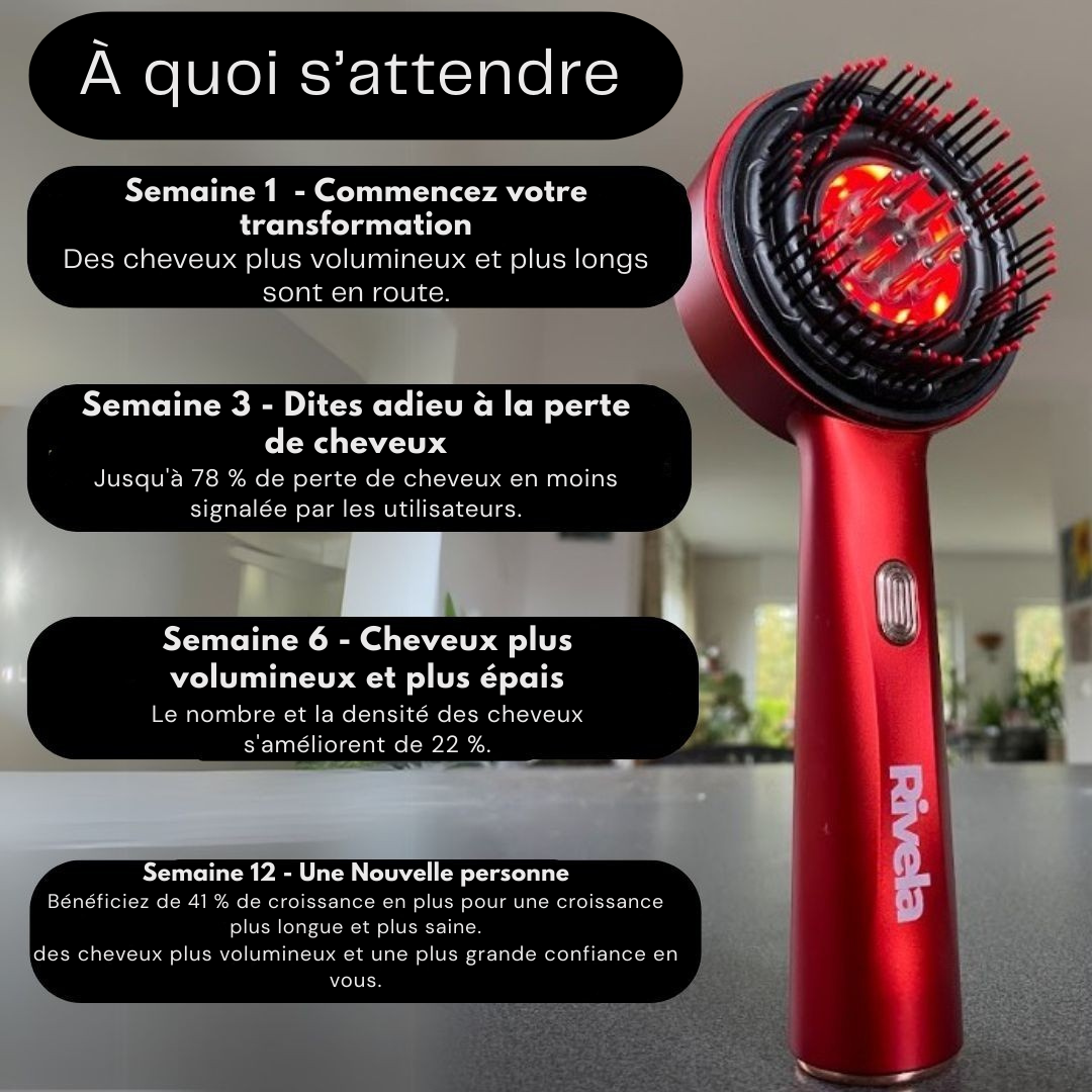 Vibrating hairbrush with scalp care oil