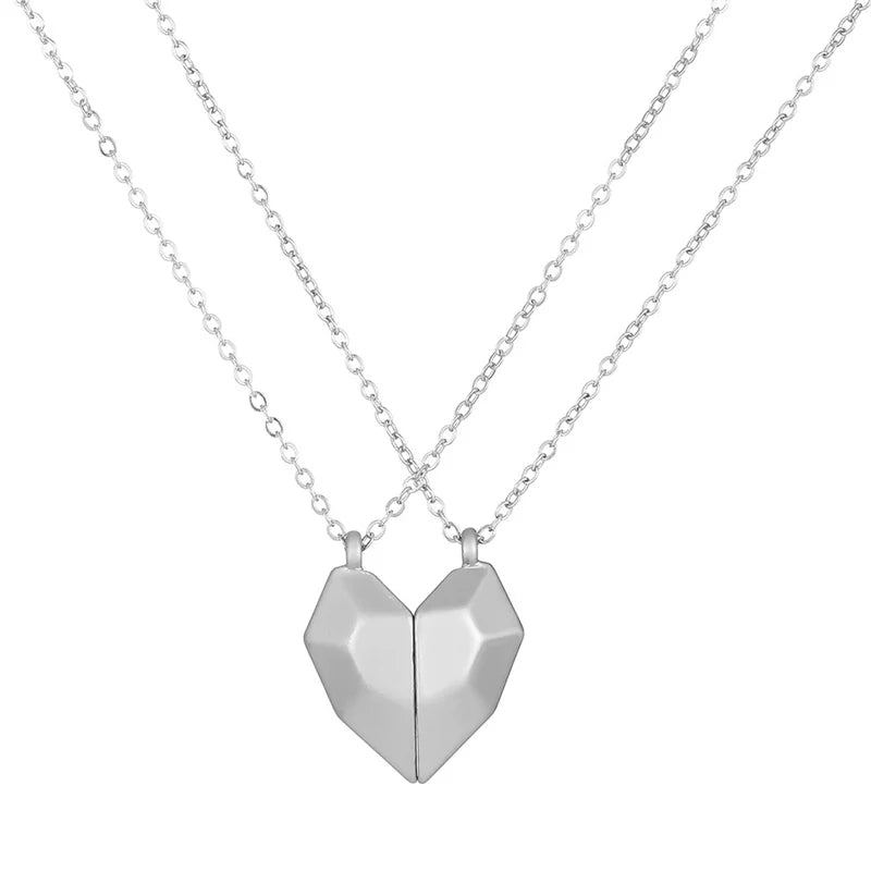 Magnetic heart necklace | For him and she