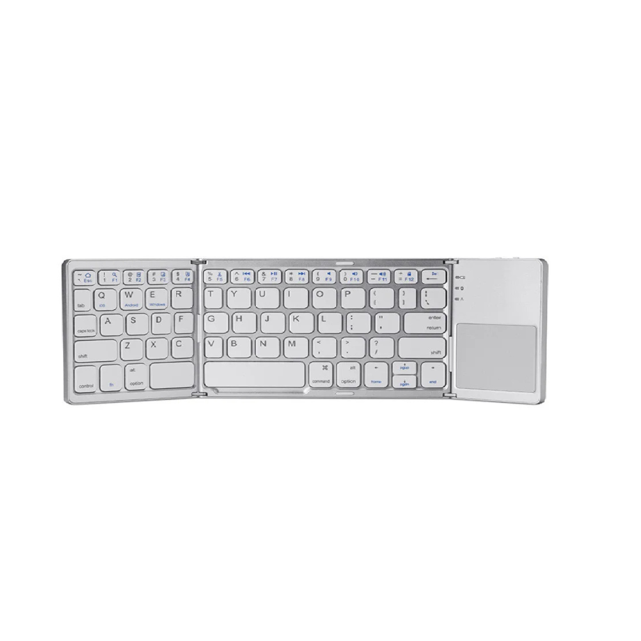 Foldable wireless keyboard with ultra-lim touchpad