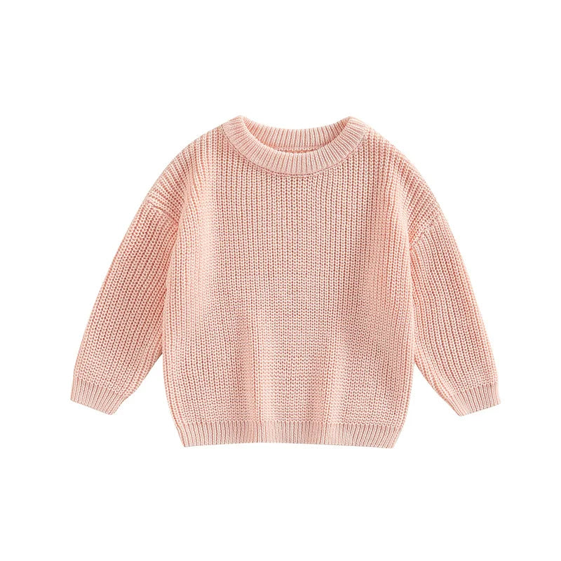 Loosely knitted children's sweater