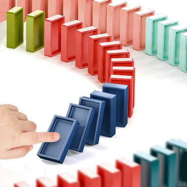 Domino train toy