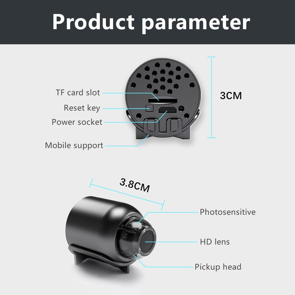 Mini surveillance camera