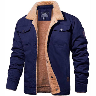 Bomber jacket with teddy feed for men