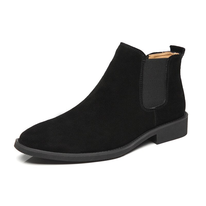 Chelsea boots made of suede