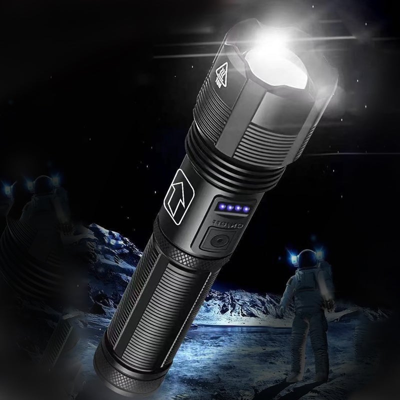 MaxiLumi | Ultrahelle wasserdichte Taschenlampe mit einer Reichweite von 500 m (KOSTENLOSes USB-Kabel)