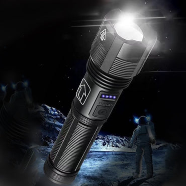 MaxiLumi | Ultra-bright waterproof flashlight with a range of 500 m (FREE USB cable)