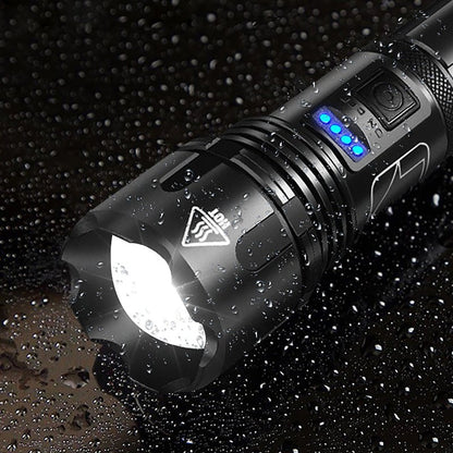 MaxiLumi | Ultrahelle wasserdichte Taschenlampe mit einer Reichweite von 500 m (KOSTENLOSes USB-Kabel)