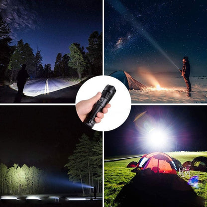 MaxiLumi | Ultrahelle wasserdichte Taschenlampe mit einer Reichweite von 500 m (KOSTENLOSes USB-Kabel)