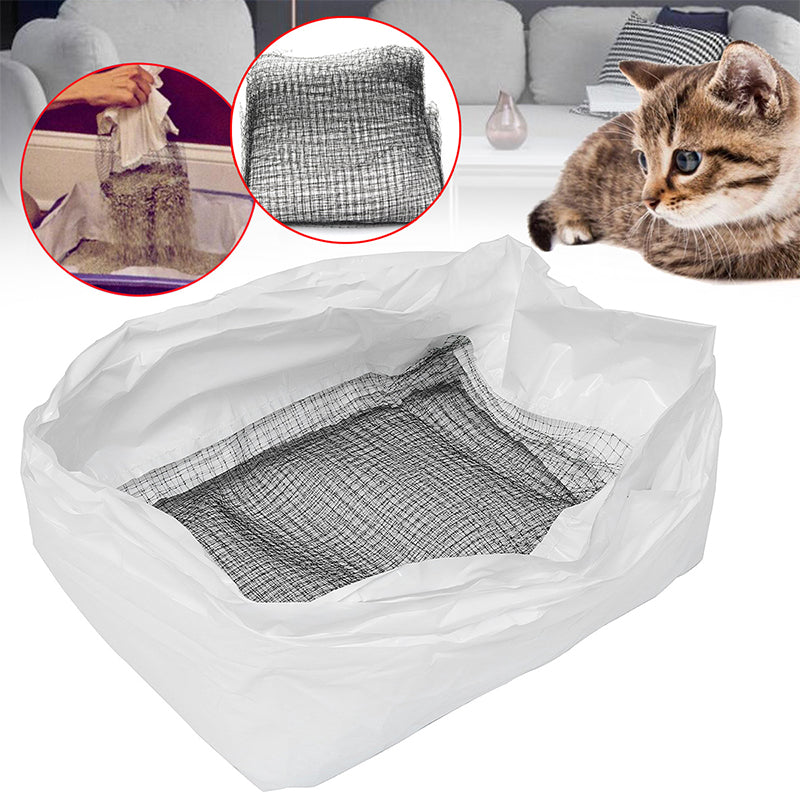 Reusable bag for cat litter