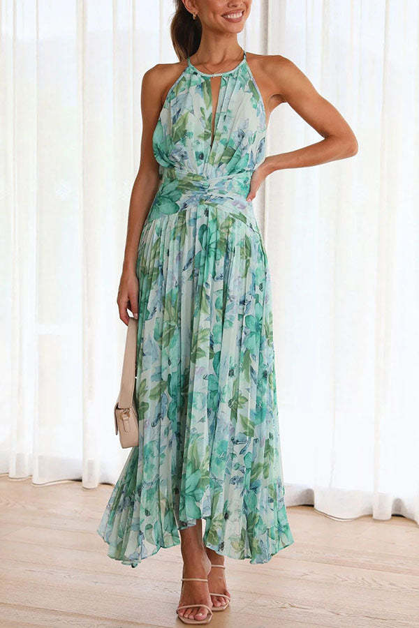 Aloysia - Blumenprint Maxi Kleid