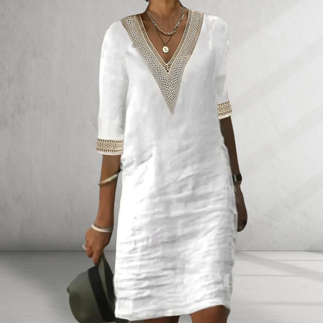 Novirea | Cotton Linen Sommerkleid