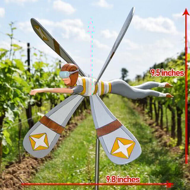 Windmühle der Serie Whirligig - Gartendekoration
