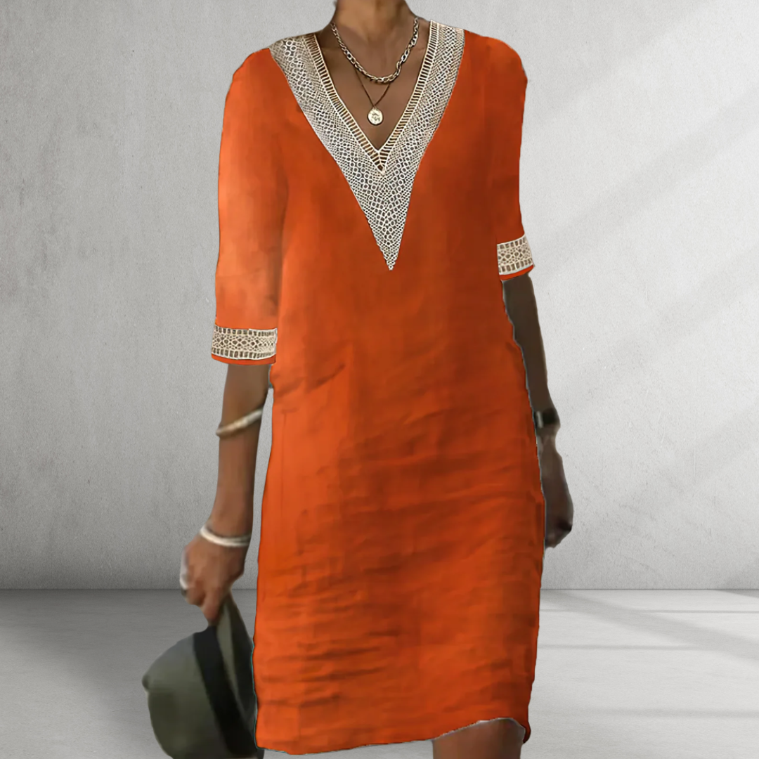 Novirea | Cotton Linen Sommerkleid