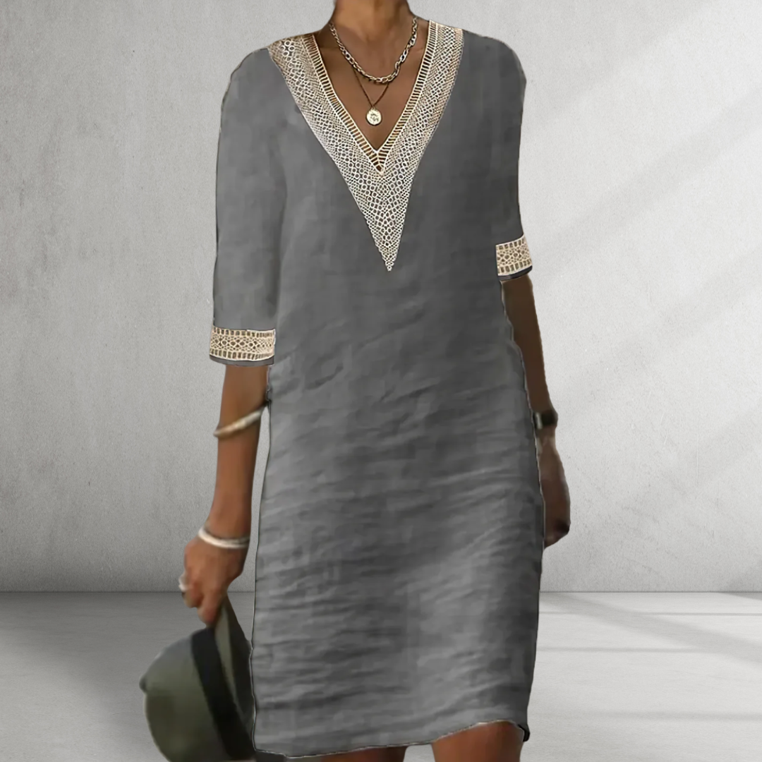 Novirea | Cotton Linen Sommerkleid