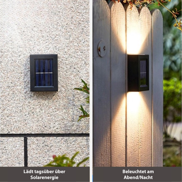 Deluxe Wireless LED Solar Wall Lights - Transform your garden with the perfect ambiance!