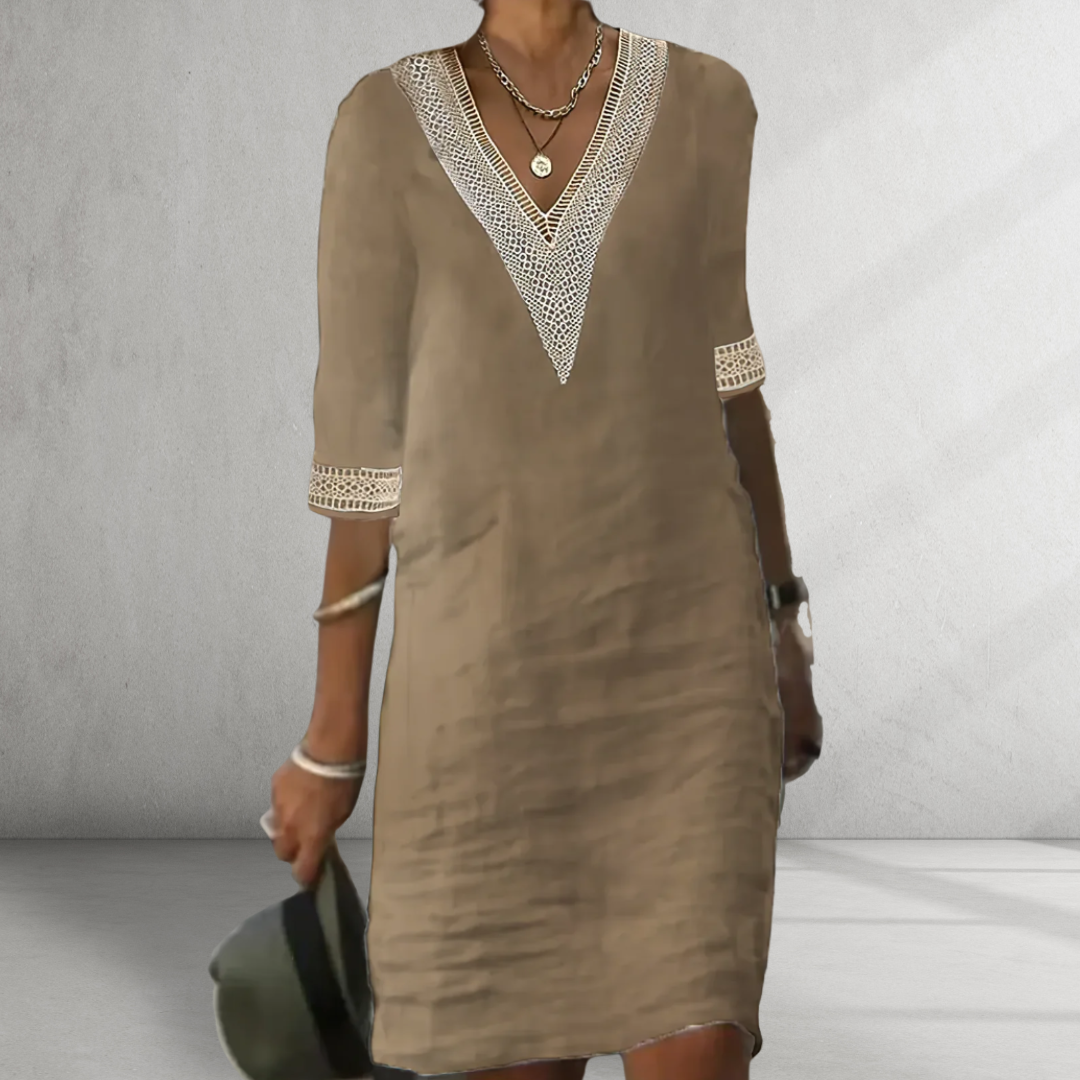 Novirea | Cotton Linen Sommerkleid