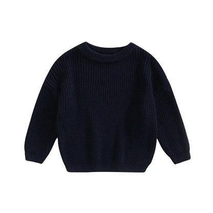 Locker Gestrickter Kinderpullover