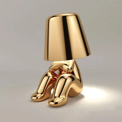 GloeiMan Tafellamp Goud