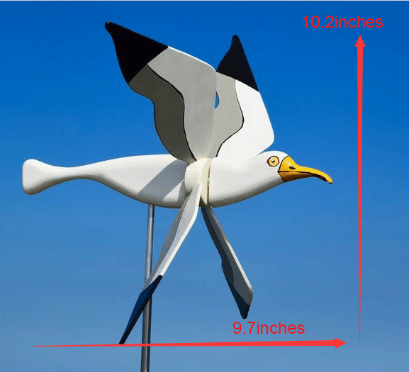 Windmühle der Serie Whirligig - Gartendekoration