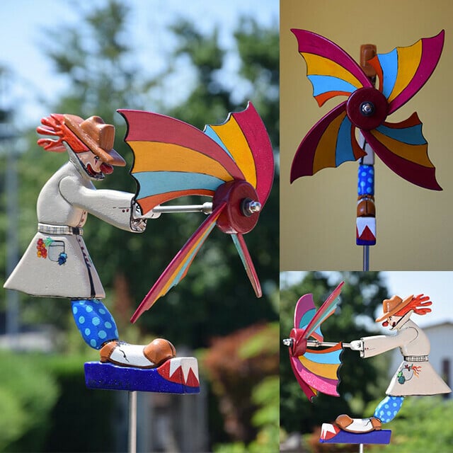 Windmühle der Serie Whirligig - Gartendekoration