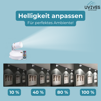 HaloSpot | Kabelloser LED-Strahler [Letzter Tag Rabatt]