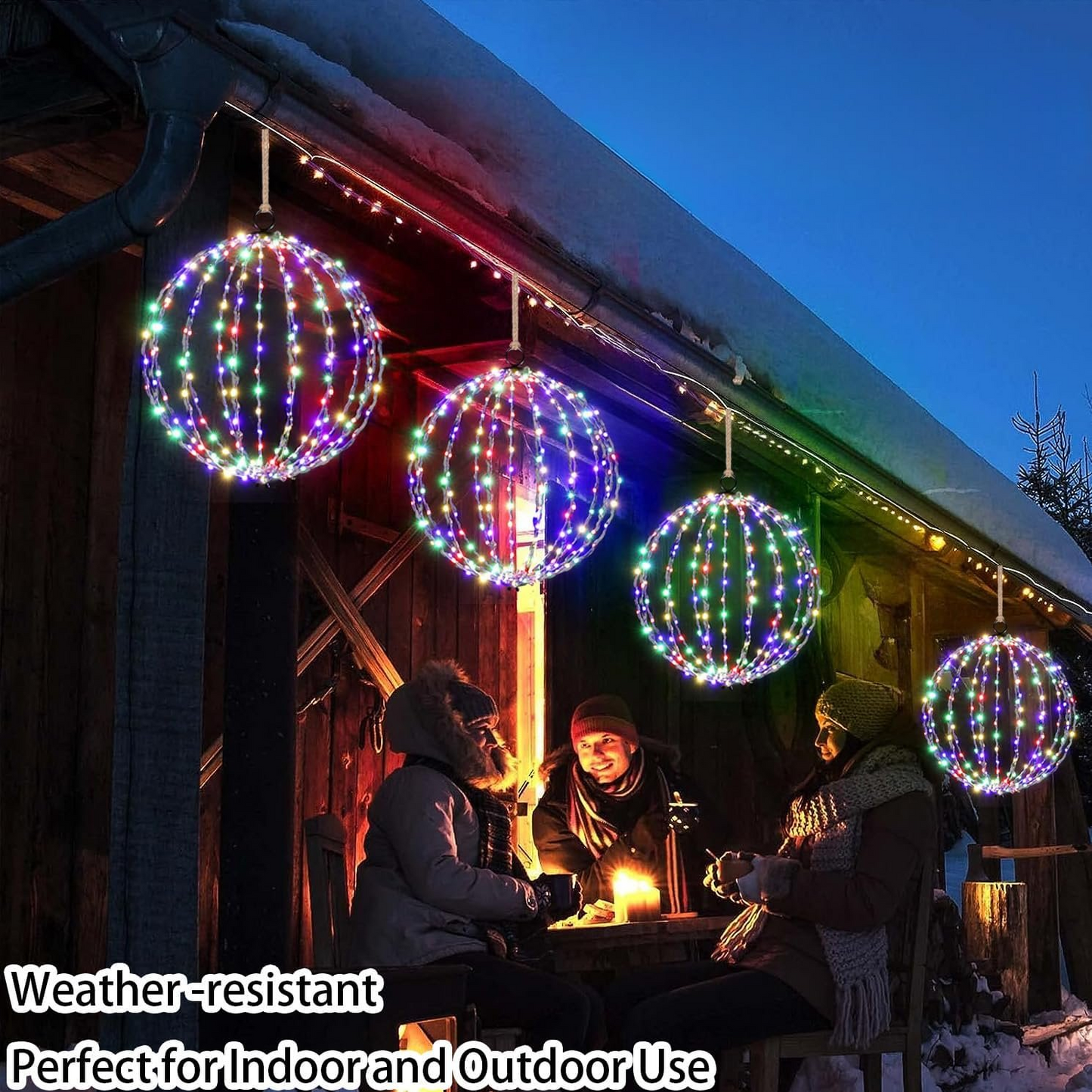 Weihnachtsangebote Haltbare, wasserdichte, langlebige, leichte Lichtkugel