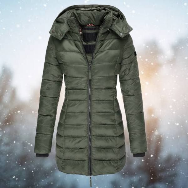 Daunenjacke mit Kapuze