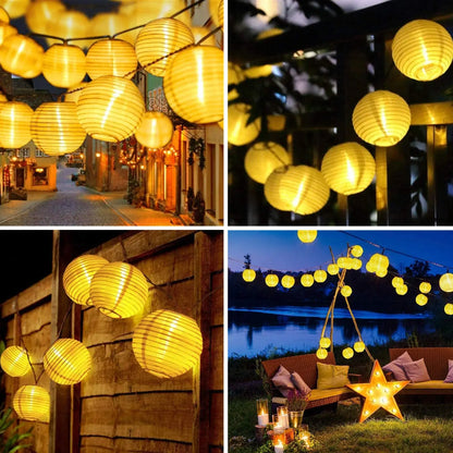 Wasserfeste Solar-Laternen-Lichterkette