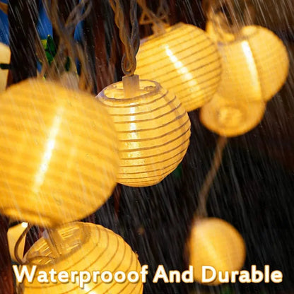 Wasserfeste Solar-Laternen-Lichterkette