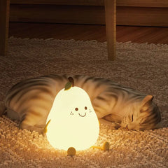 Rechargeable silicone night lamp for children