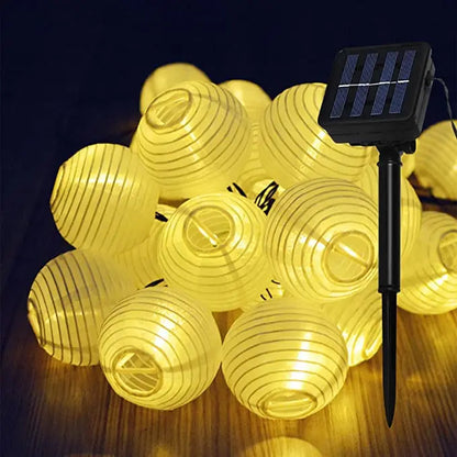 Wasserfeste Solar-Laternen-Lichterkette