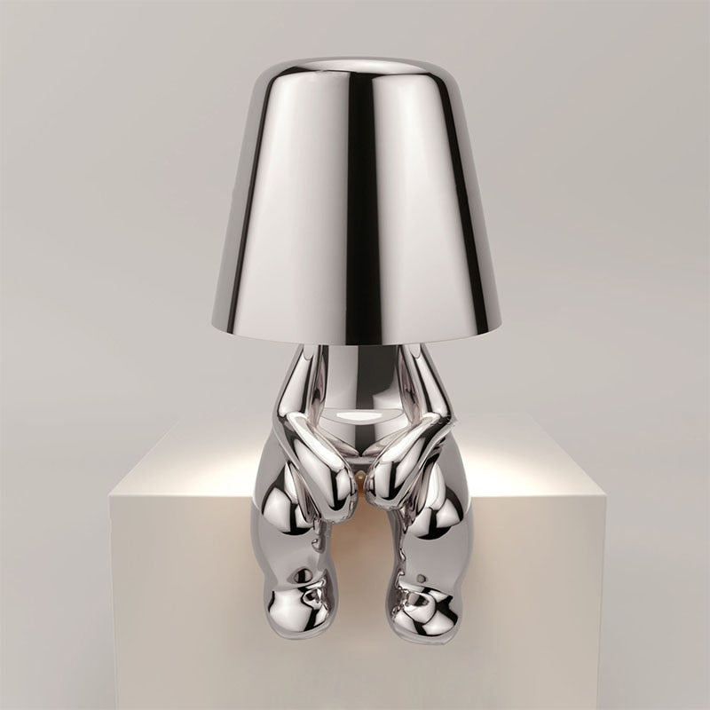 GloeiMan Tafellamp Goud