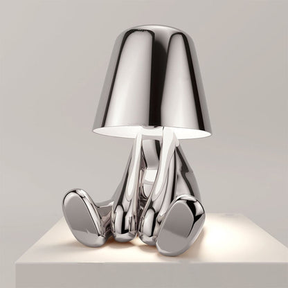 GloeiMan Tafellamp Goud