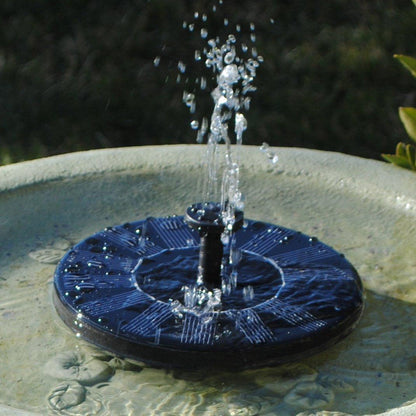 Solare Wasserpumpe für Vogelbad, Teich, Terrasse oder Gartendekoration im Freien