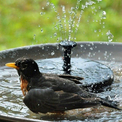 Solare Wasserpumpe für Vogelbad, Teich, Terrasse oder Gartendekoration im Freien