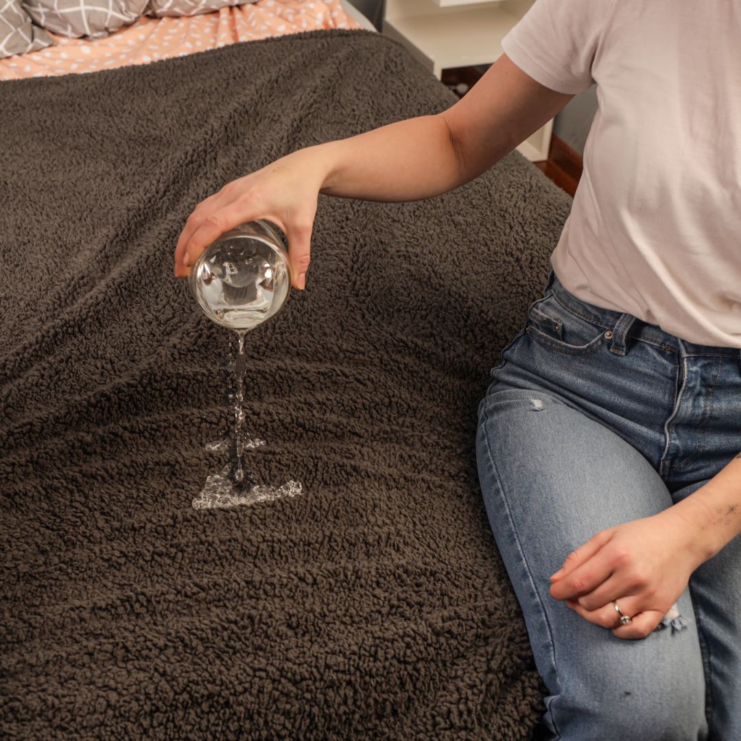 Liebesdecke | Wasserdichte Fleece- Kuscheldecke
