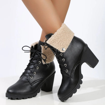 Gefutterte Winterstiefel für Frauen