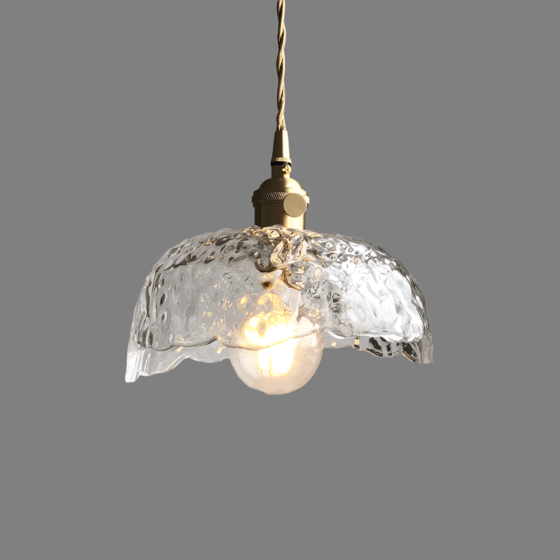 Sylva Messing Pendelleuchte — Modernes Glaslicht mit langlebigem Design