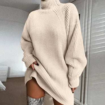 Langärmeliges Pulloverkleid