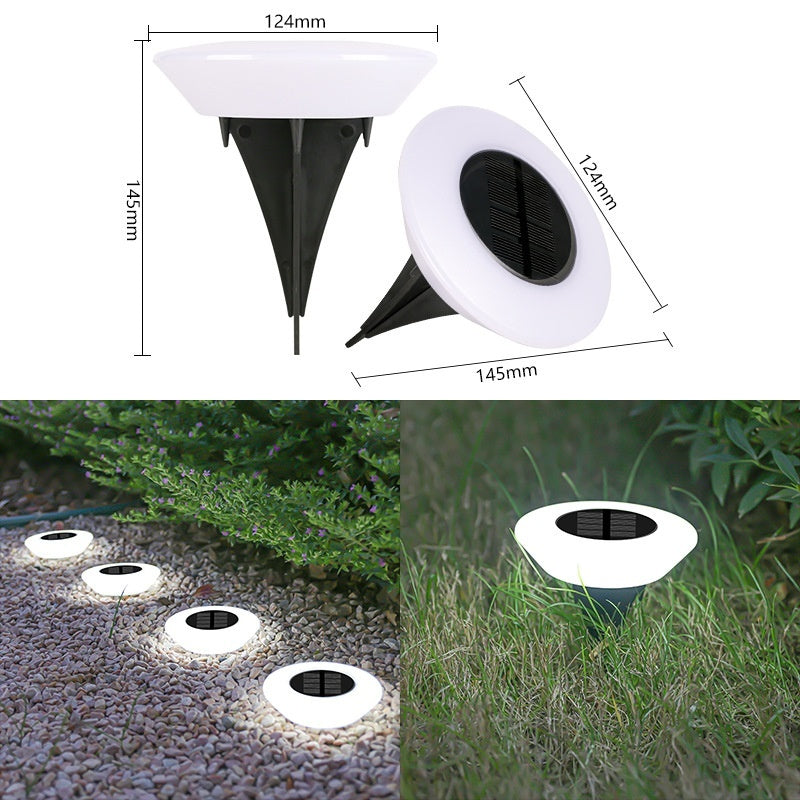 4-teilige Solar-Gartenweglichter