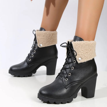 Gefutterte Winterstiefel für Frauen