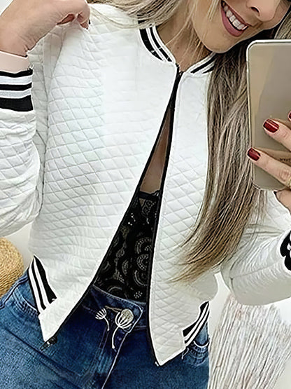 Modische Reißverschluss-Basketballjacke