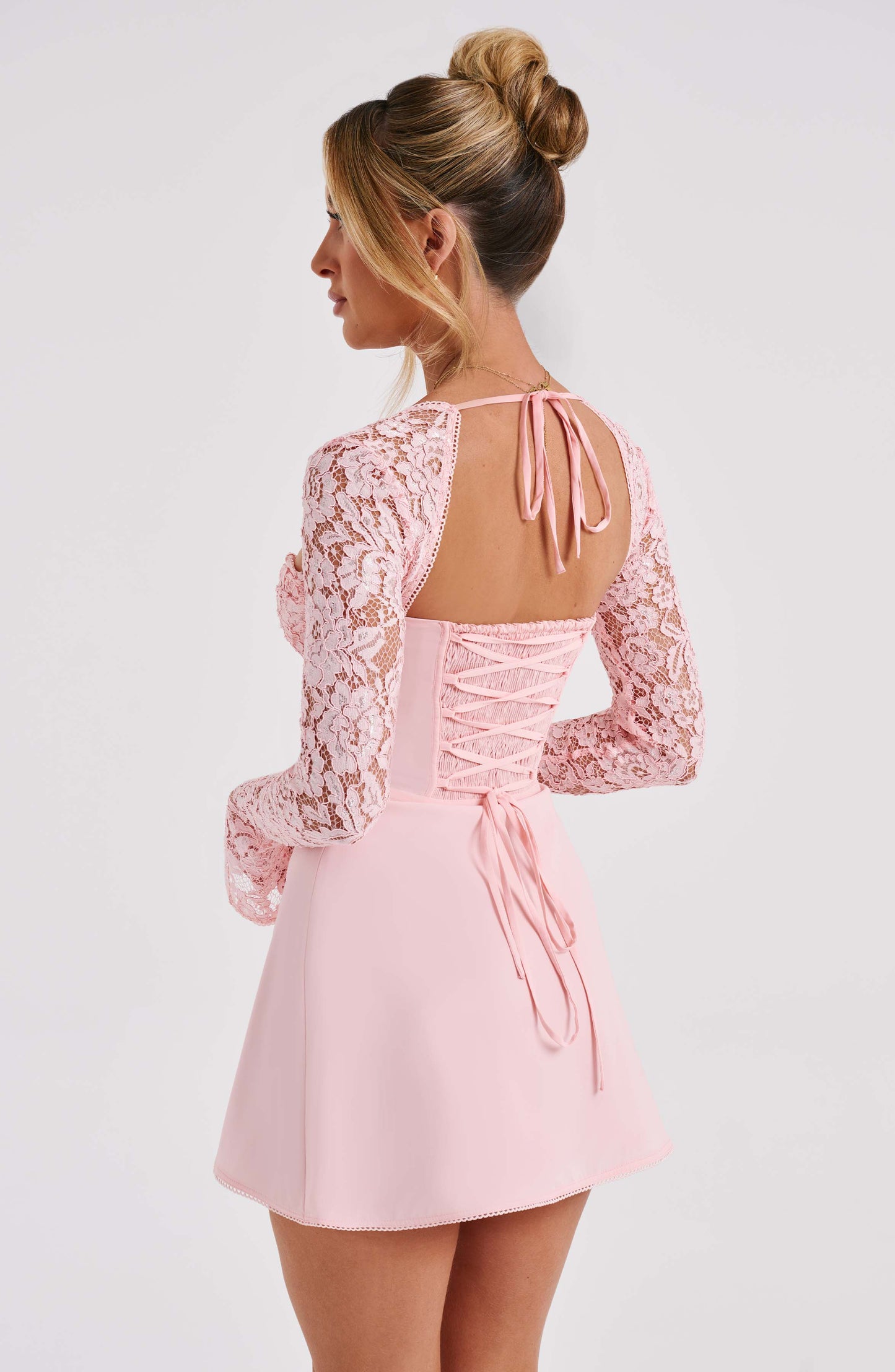 Jacinta Mini Kleid - Blush