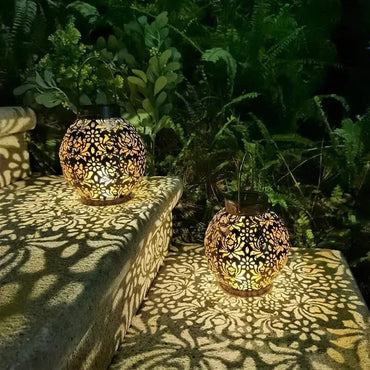 Enchanting solar powered hanging light