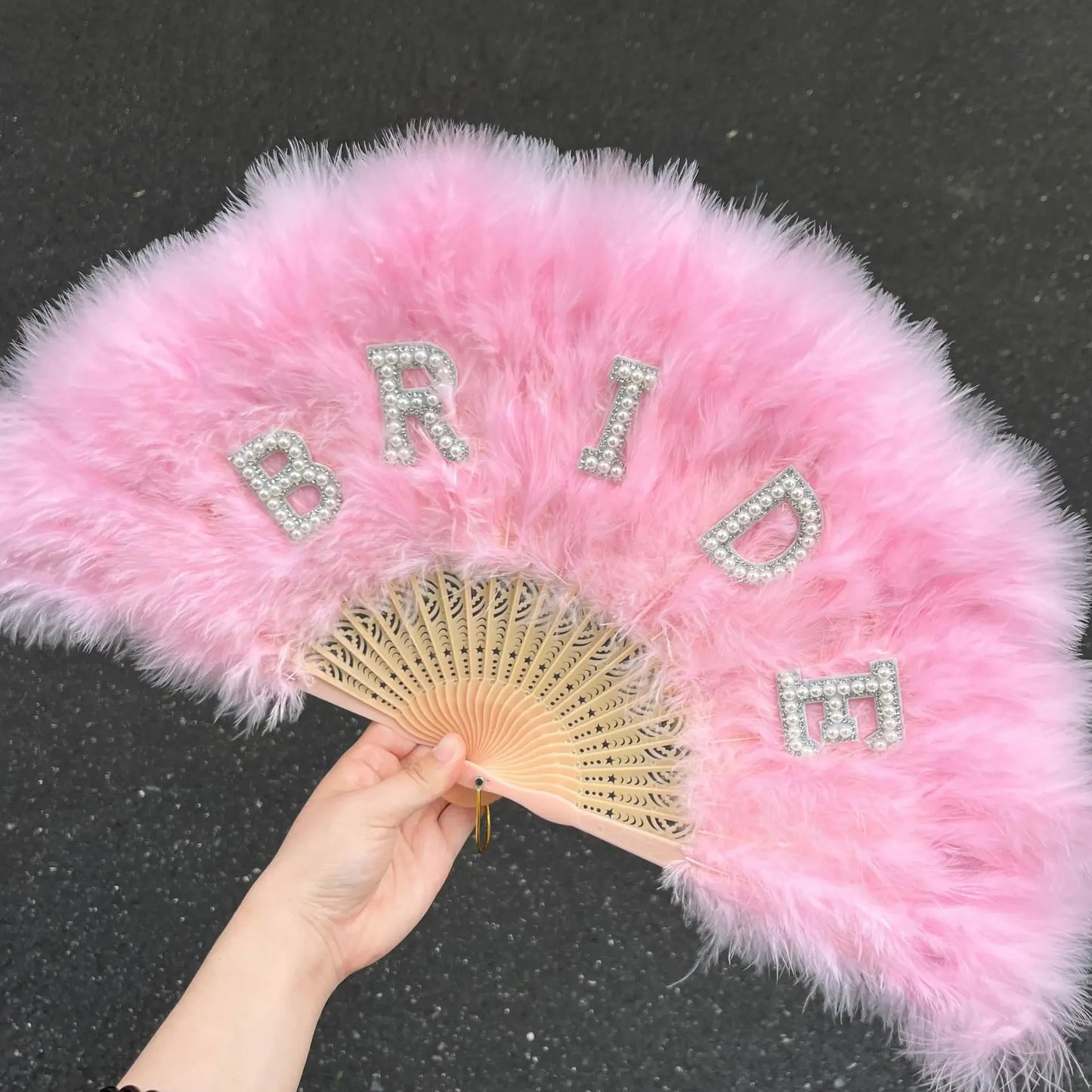 Braut Fluffy-Fächer