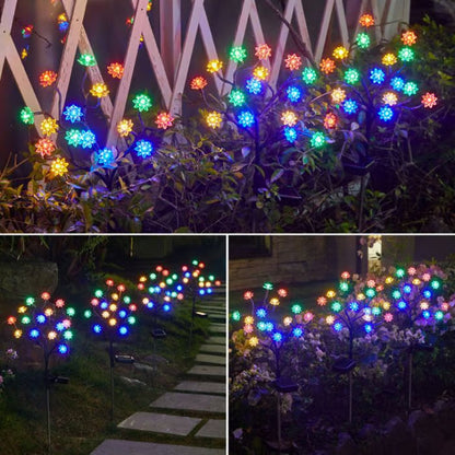 Solarbetriebenes, wetterbeständiges Garten-LED-Lichtset