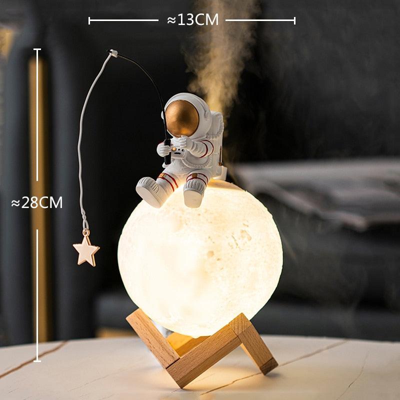 Humidifier astronaut on the moon