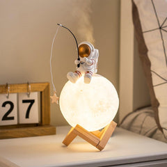 Humidifier astronaut on the moon