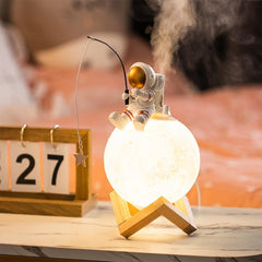 Humidifier astronaut on the moon