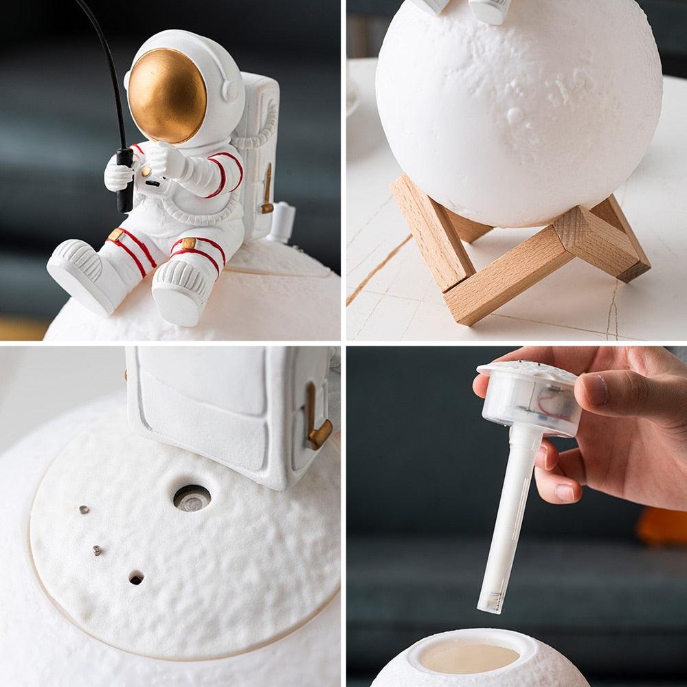 Luftbefeuchter Astronaut auf dem Mond